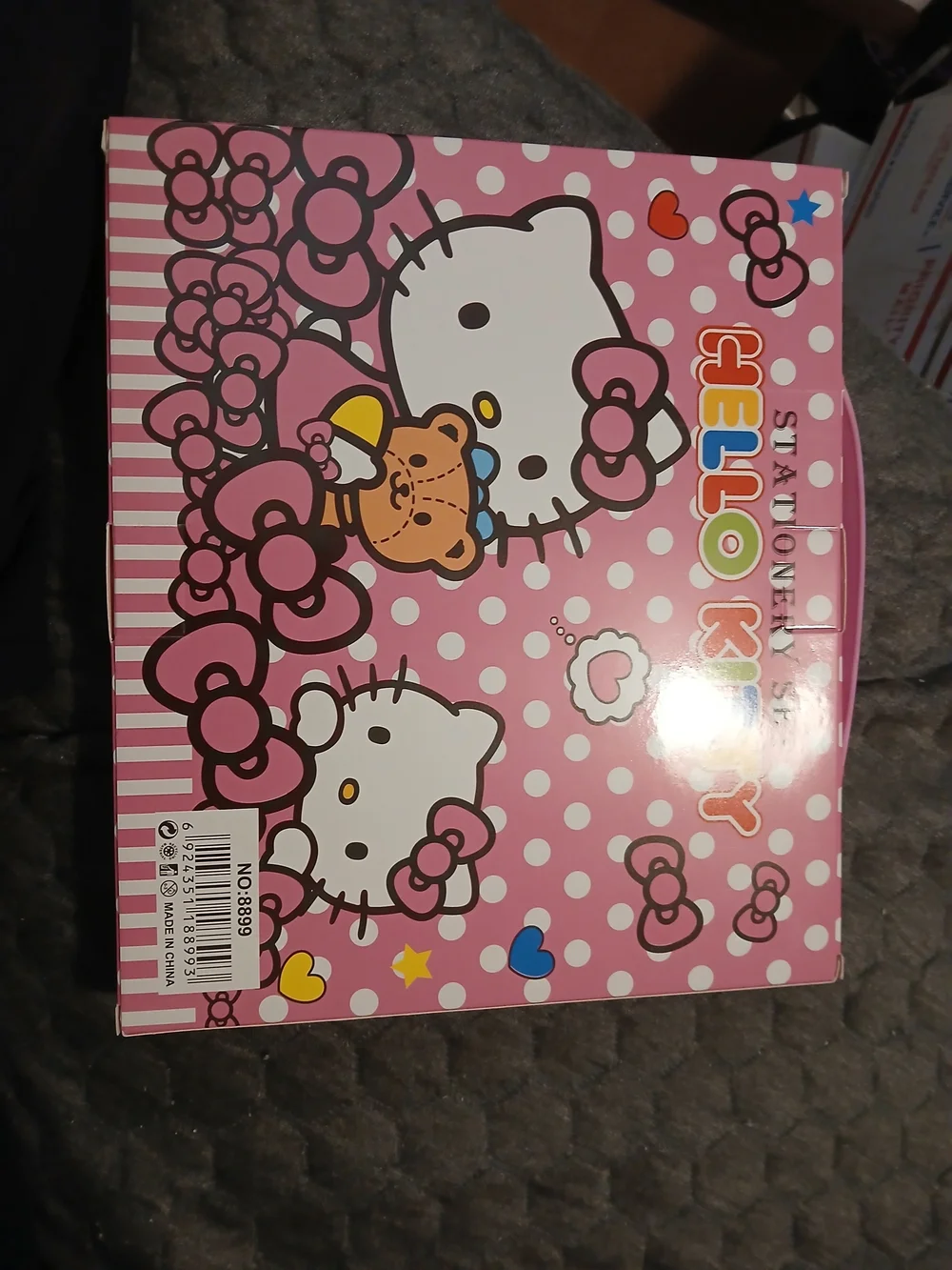 Pink Hello Kitty Stationery Set